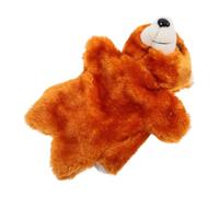 Veemoon Marioneta de Mano Oso de Peluche Amarilla, Juguete Creativo Educativo, Títere Interactivo para Contar Historias y Fomentar la Imaginación