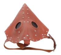 Veemoon Máscara de Pájaro Peste Estilo Steampunk para Halloween, de Plástico Rojo Agujeros de Ventilación y Diseño Cómodo para Cosplay