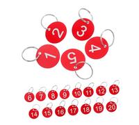 Veemoon Matrícula Digital Letreros Con Números Etiquetas Con Números Para Organizar Llaves Tarjetas Con Redondos Para Venta Minorista Casilleros y Habitaciones