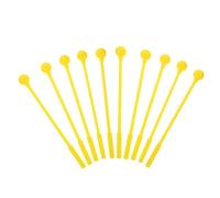 Veemoon Mazos de Batería Diseño Preciso y Material Ps Versátil 10 Piezas Amarillos y Kits de Percusión para Jazz para Músicos Profesionales