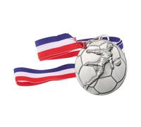 Veemoon Medalla de Fútbol de Metal Antiguo con Cinta para Colgar Medalla Redonda para Premios Deportivos Galardón de Honor para Eventos y Partidos de Fútbol al Aire Libre