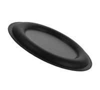 Veemoon Membrana de Vibración de 6,5 Pulgadas para Subwoofer Pasivo, Placa de Diafragma de Plástico Negro para Reparación de Altavoz y Mejora de Graves en Escenas de Cine