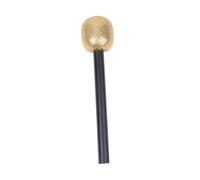 Veemoon Micrófono De Juguete De Plástico Para Pretender Cantante - Set De 6 Piezas En Color Dorado - Ideal Para Fiestas y Diversión Infantil