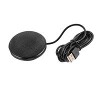 Veemoon Micrófono USB para Conferencias Captación Omnidireccional 360 Grados, Micrófono de Sala de Conferencias para Computadora, Compatible con Windows y Otros Sistemas, Plug and Play,