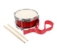 Veemoon Militar Infantil Rojo de Juguete Baquetas para Pequeños, Instrumento de Percusión Occidental de Metal, Adecuado para Aprendizaje y Desarrollo del Sentido del Ritmo