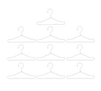 Veemoon Mini Perchas Metálicas para Muñecas 65 Mm 10 Unidades Perchero Compacto para Ropa de Muñecas Accesorio Adecuado para Armario y Organización en Casas