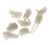 Veemoon Modelo de Cráneo de Dinosaurio de PVC Noctilucente, Juguete Educativo, Decoración de Escritorio, Peso 113g, Set Único, Figura de Hueso de Dinosaurio Realista para Aprendizaje