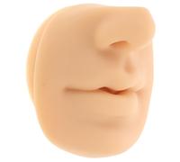 Veemoon Modelo de Labios Sonrientes de Silicona Labios de Práctica de Tatuajes Elásticos y Suaves para Aplicación de Brillo Labial Modelo de Partes del Cuerpo Humano para Práctica