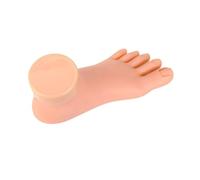 Veemoon Modelo de Pie para Práctica de Uñas, Herramienta de Entrenamiento Uñas, 1 Pieza Buena Elasticidad y Diseño Ligero, Adecuado para Mejorar Habilidades en Manicura Profesional