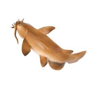 Veemoon Modelo de Simulación de Bagre Sólido de Plástico, Juguete Cognitivo Educativo, Adorno Realista para Decoración del Hogar, Figura de Pez Agua Dulce, Obsequio Didáctico