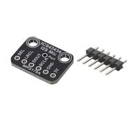 Veemoon Módulo de Micrófono Ics43434 I2s de Plástico y Metal Negro | Placa de Expansión de Audio, Relación Señal Ruido 65 Db, Sensibilidad 26, Patrón Omnidireccional