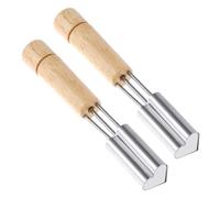 Veemoon Molde para Galletas Forma de Corazón 2 Piezas de Acero Inoxidable Herramienta para Decorar Pasteles y Utensilios para Hornear Adecuado para Repostería y Elaboración de Postres