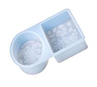 Veemoon Molde para Hacer Jabón Molde de Silicona para Jabón Hecho a Mano Diseño Étnico Blanco Flexible, Antiadherente y Fácil de Lavar para DIY Crafts y Soap Making