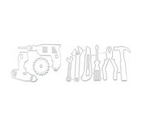 Veemoon Molde Troquelado de Acero al Carbono 2 Piezas para Álbum de Fotos y Manualidades Diy, Plantilla Metálica para Decoración, Troquel de Corte para Scrapbooking y Tarjetería