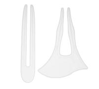 Veemoon Moldes de Silicona para Horquillas de Resina Epoxi 2 Unidades Flexibles Molde para Palitos de Pelo Bricolaje Artesanía Accesorios para Cuidado Personal