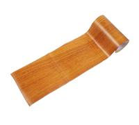 Veemoon Moldura Autoadhesiva de PVC Marrón para Pared Superficie Lisa, Resistente al Desgaste y Fácil de Cortar, Adecuada para Estantes y Embellecimiento de Dormitorios