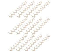 Veemoon Molduras Decorativas de Madera Natural Borde Festoneado, 12 Piezas de 40x6,5x0,3 Cm para Manualidades Diy, Molduras para Muebles, Puertas y Renovación de Interiores