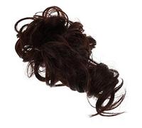 Veemoon Moño Desordenado Postizo para Mujer Soporte para Moño Extensiones de Cabello Rizado Accesorio de Pelo Natural para Bodas y Salidas Nocturnas