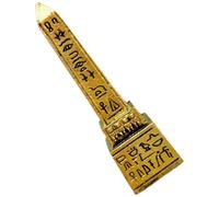 Veemoon Obelisco Egipcio Decoración para Escritorio Estatua Egipcia Pequeña de Resina Ornamento Egipcio de 1 Pieza para Hogar y Oficina Figura de Torre Egipcia Decorativa