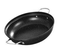 Veemoon Olla de Acero Inoxidable 22 Cm con Piedra Médica, Wok para Hogar con Doble Asa, Olla Pequeña para Cocinar Sopas y Fideos, Adecuado para Cocina Doméstica y Preparación de Sopa