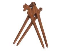 Veemoon Palillos Chinos de Madera Pelo 2piezas, Horquilla Tradicional Vintage para Festivales de Temporada, Accesorios Elegantes y Cómodos para Mujeres