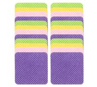 Veemoon Paños Removedores de Uñas Reutilizables con Alta Absorción para Quitar Esmalte y Pegamento de Pestañas Toallitas Suaves de Tela para Cuidado y Limpieza de Uñas y Ojos