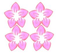 Veemoon Pantallas para Bombillas de Guirnalda LED de 5 MM 50 Unidades Mini Cobertura Decorativa en Forma de Corazón Rosa para Luces Festivas Decoración Romántica para Bodas San