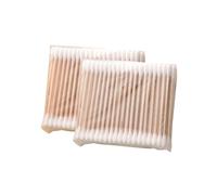 Veemoon paquete de 5 Pack Bastoncillos de Algodón Doble Punta para Limpieza de Oídos y Aplicación de Maquillaje Varilla de Madera Ligera y Desechable para Cuidado Higiene Diaria