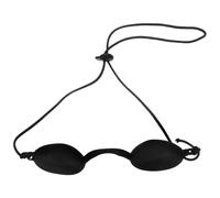 Veemoon Parche Ocular Ipl Reutilizable de Silicona Ultrasuave para Protección contra Luz Roja y Azul, Tamaño Ajustable, para Terapia Facial y Solar, Uso Médico y Cosmético, Color Negro