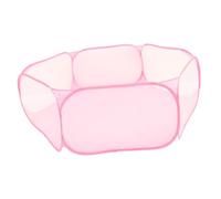Veemoon Parque para Mascotas Pequeño, Parque Portátil Plegable de Poliéster Rosa para Interior y Exterior, para Mascotas Pequeñas y Bebés