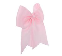 Veemoon Pasador Cabello con Lazo de Satén Rosa para Graduación Clase de 2026, Clip Antideslizante Tipo Pinza de Cocodrilo, Accesorio Decorativo para Birrete, Estudiantes, Fiestas y