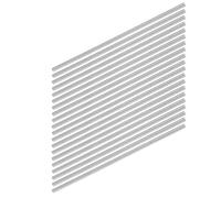 Veemoon Pasadores de Bloqueo para Crochet de Acero Niquelado 2x150mm, 30 Unidades, Alfileres Metálicos para Tablero de Bloqueo, Herramientas Resistentes para Proyectos de Tejido