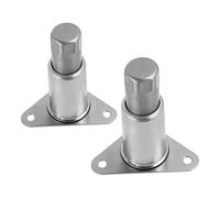 Veemoon Patas de Soporte Ajustables de Acero Inoxidable 6 Pulgadas con Placa Triangular Desmontable para Muebles y Estufas de Gas, Juego de 2 Piezas para Cocina, Sofá y Gabinete