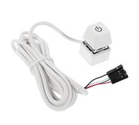Veemoon PC Banana El Cable De Extensión del Host LED Cobre Caja De La Computadora Abs De Goma De La Computadora Alimentación De La Computadora Fuente De Alimentación HDD Botón