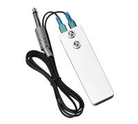 Veemoon Pedal Para Tatuajes De Acero Inoxidable Rectangular 1,4 m Cable Alimentación Compacto Profesional Para Artistas Tatuadores