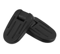 Veemoon Pedales Antideslizantes para Triciclo Infantil, Reposapiés de Plástico Negro, Accesorios para Niños y Niñas, Compatibles Triciclos, Uso al Aire Libre, Pack de 2 Piezas