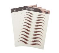 Veemoon Pegatinas Impermeables para Cejas 4 Piezas 6D de Maquillaje para Mujeres Reutilizables Efecto Natural para Ojos Cosméticos Ecológicos