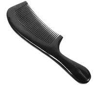 Veemoon Peine De Cuerno De Buey Natural Peine Elegante Para Alisar El Cabello Material De Cuerno De Búfalo Mango Grueso Para Masaje