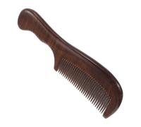Veemoon Peine De Madera De Sándalo Mango Curvado Peine Antiestático Para Masaje Del Cabelludo Para Cuidado Del Cabello Femenino Combate Enredos y Promueve La Salud Capilar