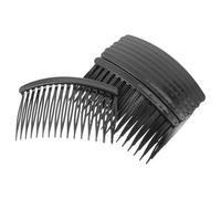 Veemoon Peine Lateral Cabello de Plástico Negro 16 Dientes 50 Piezas Set Accesorio Insertable para Peinar y Sujetar Adecuado para Uso Diario y Eventos Obsequios