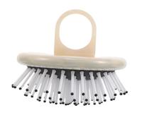 Veemoon Peine Masajeador de Cabelludo de Acetato con Anillo Diseño Antiestático Dientes Suaves para Diario Mujeres y Hombres Fácil Limpieza y Cuidado del Cabello