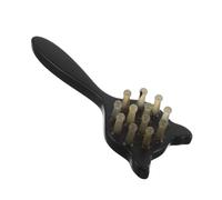 Veemoon Peine para Gatos Forma de Cuerno Peine de Masaje Meridiano Cepillo Desenredante Cuidado del Cabello para Peinar el Pelo de Gatos Herramienta de Masaje Manual