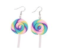 Veemoon Pendientes De De Arcilla Polymer Decoraciones De Orejas Creativas Mujeres