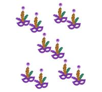 Veemoon Pendientes De Para Mujer - Aretes Colgantes Con Diseño De Mini Sombrero Y Máscara - Pendientes De Acrílico Exagerados Y Elegante Perfectos Para Y