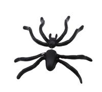 Veemoon Pendientes Fáciles de Usar y Quitar 12 Piezas Ideales para Halloween Negros de Araña Punk de Aleación y Ocasiones como Banquetes