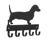 Veemoon Perchero de Pared Metálico Negro 15X12 CM Ganchos para Llaves y Correas de Perro Soporte Decorativo Rústico Exhibidor para Medallas Deportivas Organizador Multifuncional para