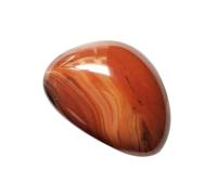 Veemoon Piedra Curativa Sardonyx Natural Forma Irregular y Banda para Sanación del Chakra y Decoración del Hogar como Vaso Llenador