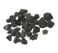 Veemoon Piedras Volcánicas Negras Naturales para Decoración de Peceras y Macetas, Roca de Aromaterapia Práctica de 500g para Uso Decorativo