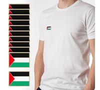 Veemoon Pin Bandera de Palestina en Aleación 12 Piezas 2,5X1,8 CM para Ropa y Mochilas en Celebraciones