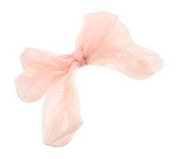 Veemoon Pinza Cabello con Lazo Grande Rosa Tul, Accesorio para Boda y Graduación, Clip Estilo Francés para Mujer, Lazo Romántico de Tela para Tocado y Fiesta